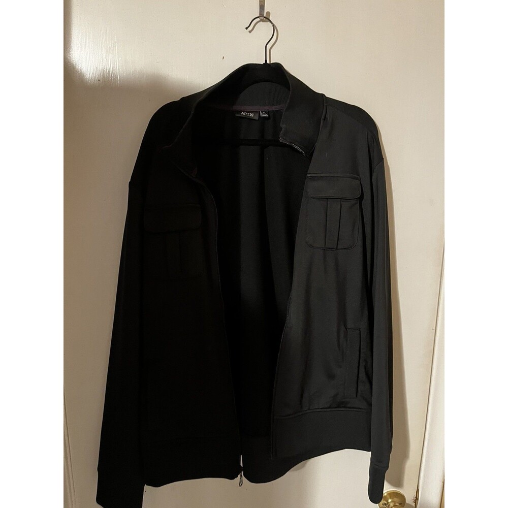 Apt. 9 Men's Black Full-Zip Bomber Jacket XL
